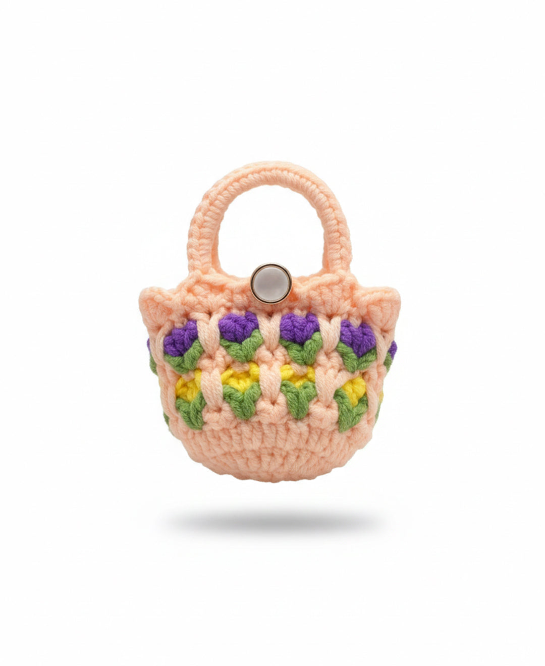 Handmade Crochet Tulip Pouch