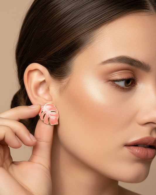 Modern Minimalist Leaf Earrings