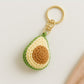 Crochet Avocado Keychain