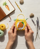 Handmade Crochet Carrot Pouch