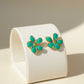 Blue Flower Stud Earrings